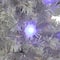 4ft. Pre-Lit Medium White Iridescent Fiber Optic Artificial Christmas Tree with Blue LED Lights